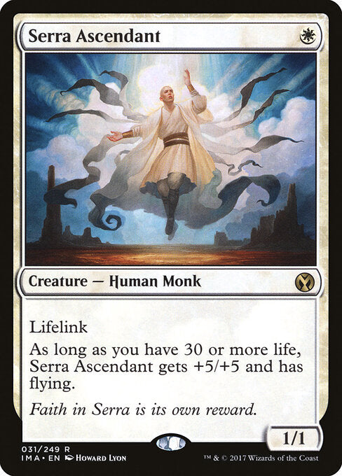 Serra Ascendant - FOIL ★ Iconic Masters IMA 031/249 R (2017; Howard Lyon)