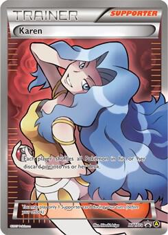 Karen - XY177a - FOIL ★ Alternate Art Promos XY177a
