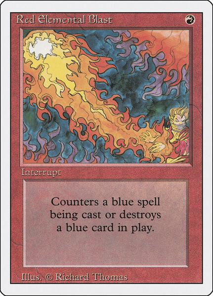 Red Elemental Blast - Revised Edition