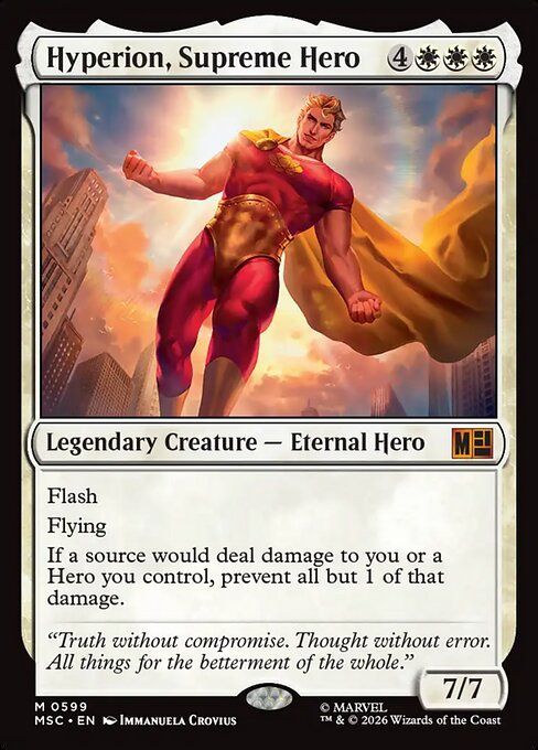 Hyperion, Supreme Hero - MSC 0599 M