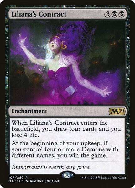 Liliana's Contract - Core Set 2019 107