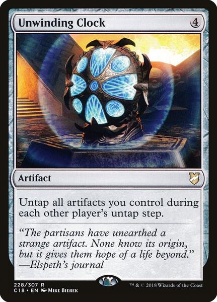 Unwinding Clock - Commander 2018 228