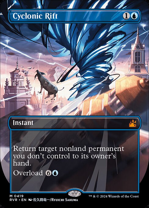 Cyclonic Rift (Anime Borderless) - Ravnica Remastered