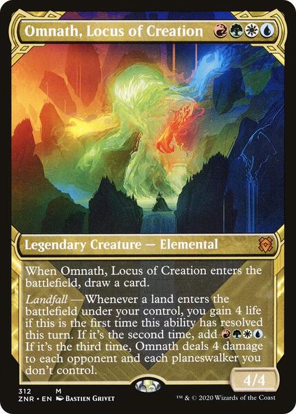 Omnath, Locus of Creation (Showcase) - Zendikar Rising 312