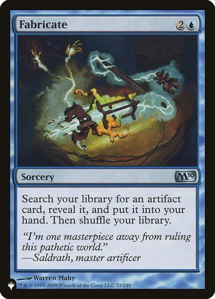 Fabricate - FOIL ★ The List Reprints 52/249