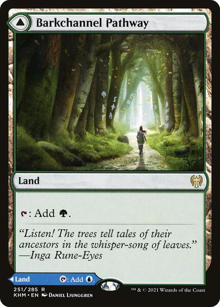 Barkchannel Pathway - FOIL ★ Kaldheim 251