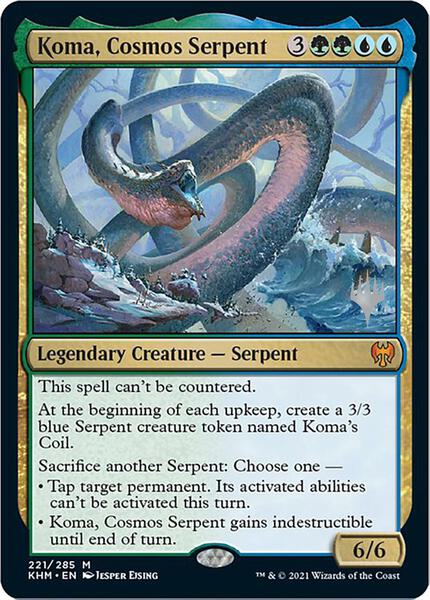 Koma, Cosmos Serpent - Promo Pack: Kaldheim 221