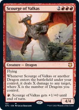 Scourge of Valkas - Commander: Adventures in the Forgotten Realms 137