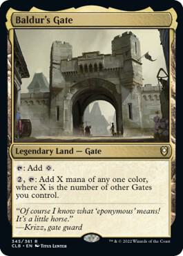 Baldur's Gate - FOIL ★ Commander Legends: Battle for Baldur's Gate 345