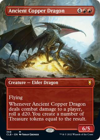 Ancient Copper Dragon (Borderless) - Commander Legends: Battle for Baldur's Gate 368