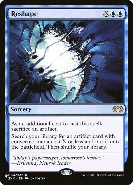 Reshape (2XM) - The List Reprints 64