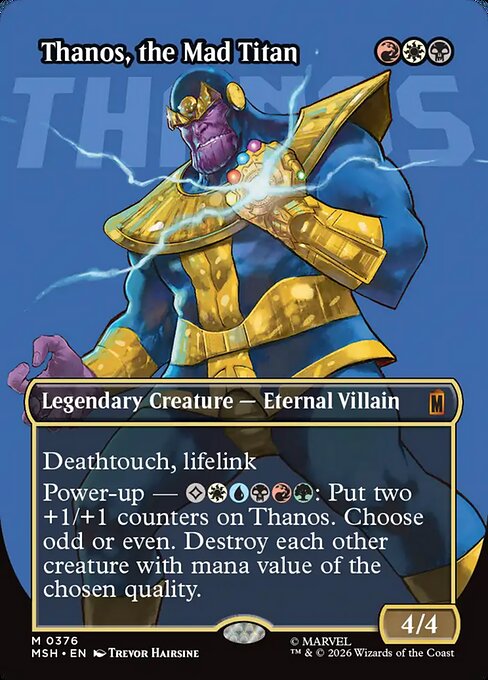 Thanos, the Mad Titan — MSH