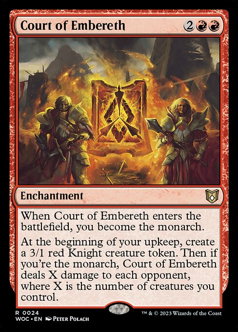 Court of Embereth - Wilds of Eldraine Commander (WOC) 24