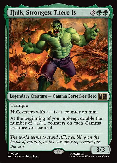 Hulk, Strongest There Is - Marvel Super Heroes Commander MSC 724 (2026)
