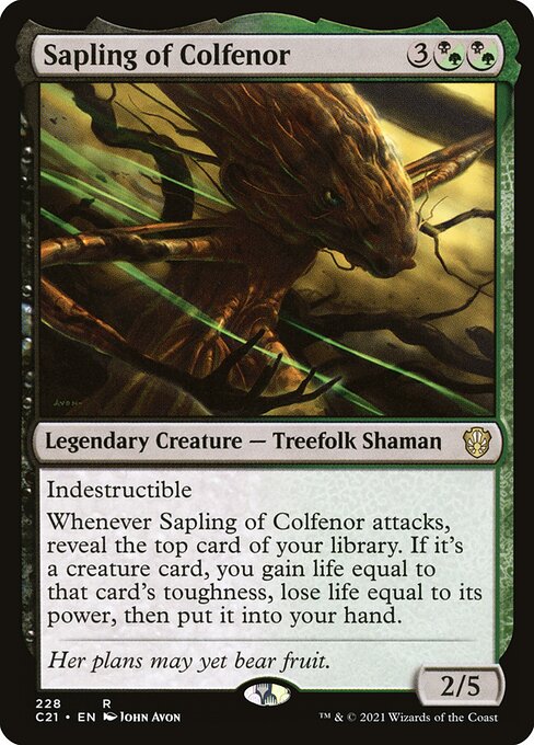 Sapling of Colfenor - C21 228 R (Commander 2021)