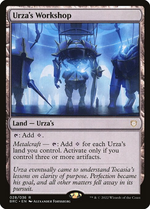 Urza's Workshop - The Brothers' War Commander BRC 028/036 R (2022; Alexander Forssberg)