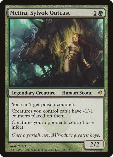 Melira, Sylvok Outcast - New Phyrexia 115