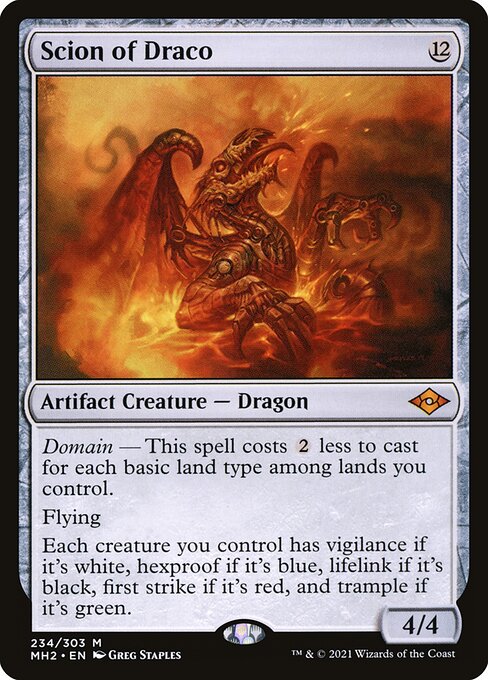 Scion of Draco - Modern Horizons 2 MH2 234/303 M (2021; Greg Staples)