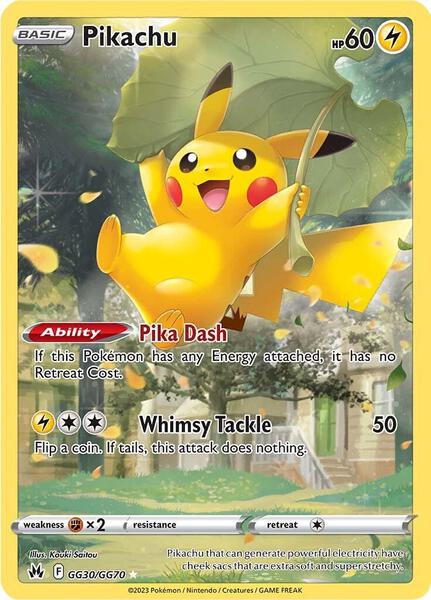 Pikachu - FOIL ★ SWSH: Crown Zenith: Galarian Gallery GG30/GG70