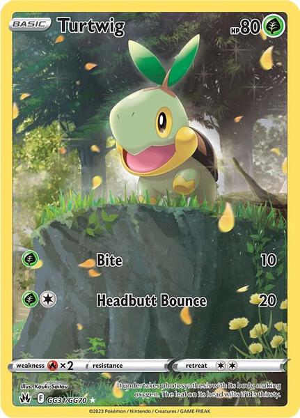 Turtwig - FOIL ★ SWSH: Crown Zenith: Galarian Gallery GG31/GG70