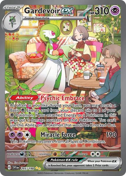 Gardevoir ex - 245/198 - FOIL ★ SV01: Scarlet & Violet Base Set 245/198
