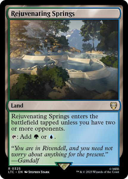Rejuvenating Springs - Commander: The Lord of the Rings: Tales of Middle-earth 325