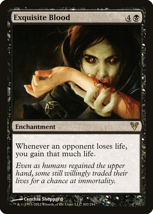 Exquisite Blood - Avacyn Restored AVR 102 (2012)