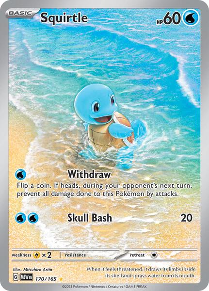 Squirtle - 170/165 - FOIL ★ SV: Scarlet & Violet 151 170/165