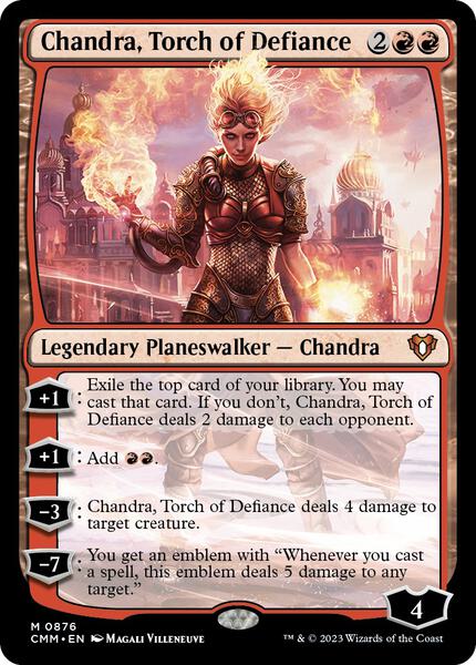 Chandra, Torch of Defiance - Commander Masters 876
