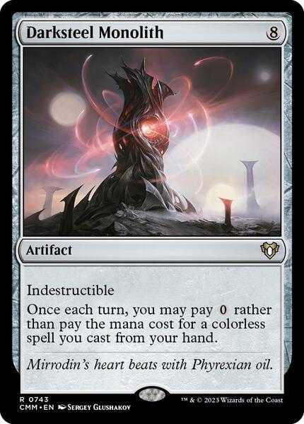 Darksteel Monolith - Commander Masters 743