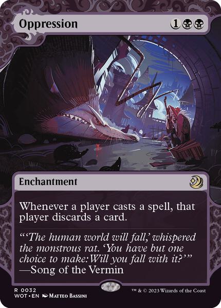 Oppression - Wilds of Eldraine: Enchanting Tales 32