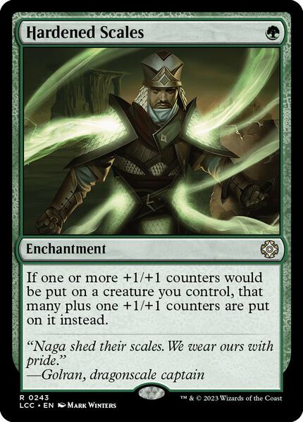 Hardened Scales - Commander: The Lost Caverns of Ixalan 243