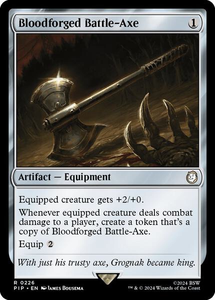 Bloodforged Battle-Axe - Universes Beyond: Fallout 226