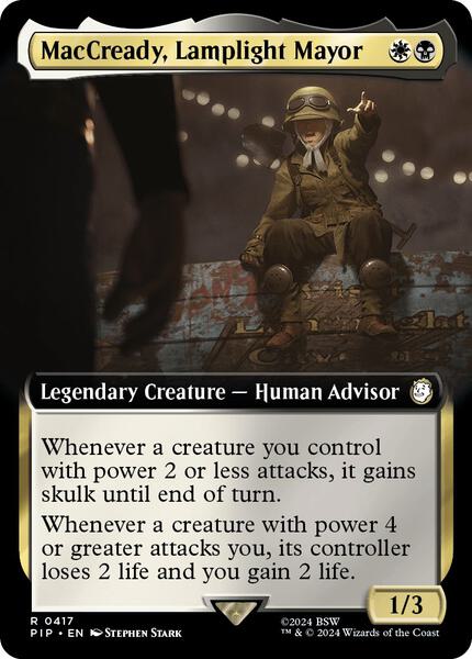 MacCready, Lamplight Mayor (Extended Art) - Universes Beyond: Fallout 417