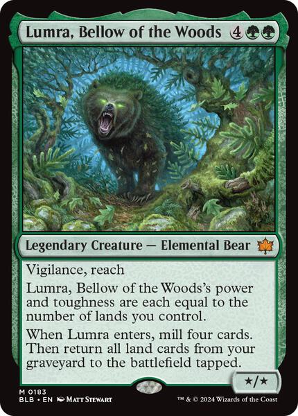 Lumra, Bellow of the Woods - FOIL ★ Bloomburrow 183