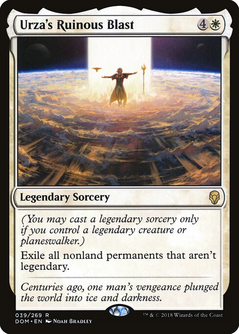 Urza's Ruinous Blast - FOIL ★ Dominaria DOM 039/269 R (2018; Noah Bradley)