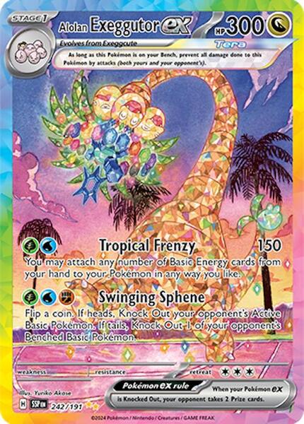Alolan Exeggutor ex - 242/191 — SSP