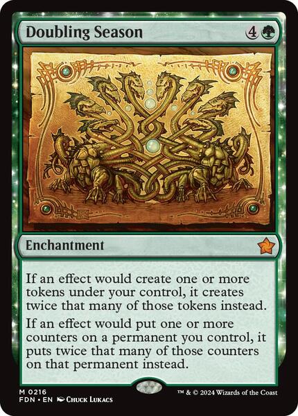 Doubling Season - FOIL ★ Foundations 216