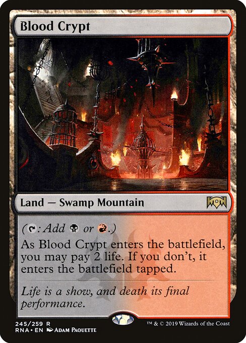 Blood Crypt - Ravnica Allegiance RNA 245 (2019)