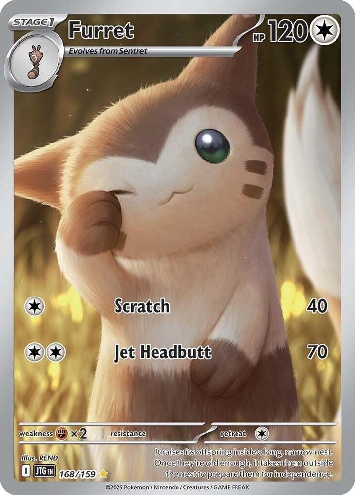 Furret 168/159 Journey Together Illustration Rare