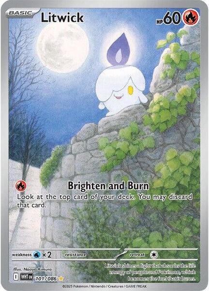 Litwick - 101/086 - FOIL ★ SV: White Flare 101/086