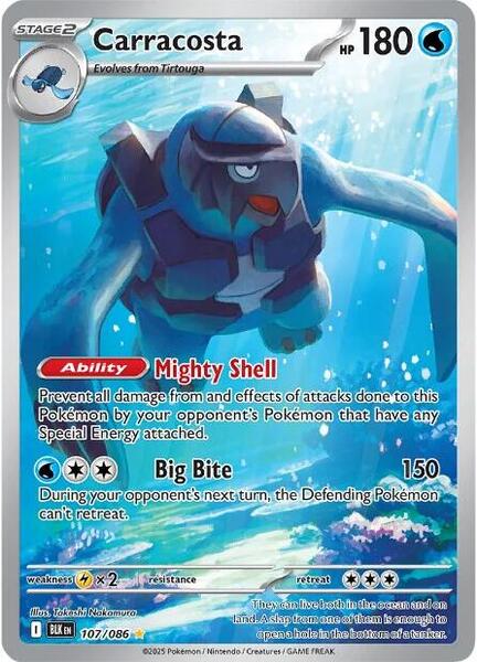Carracosta - 107/086 - FOIL ★ SV: Black Bolt 107/086