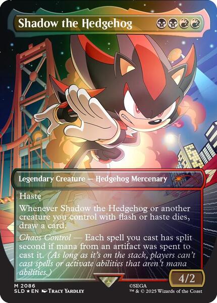 Shadow the Hedgehog (Rainbow Foil) — SLD