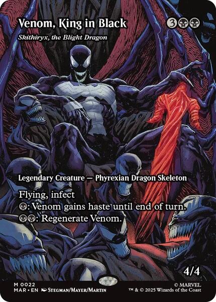 Venom, King in Black - Skithiryx, the Blight Dragon (Borderless) - Marvel Universe Eternal-Legal 22