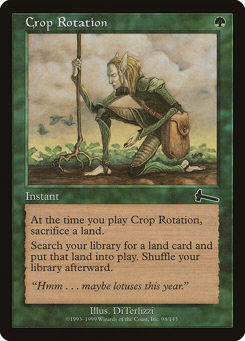 Crop Rotation - ULG 98/143 (Urza's Legacy), (c)1993-1999