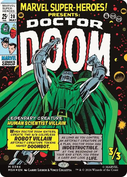 Doctor Doom (Borderless) (0394) - FOIL ★ Marvel Super Heroes 394 (JP)
