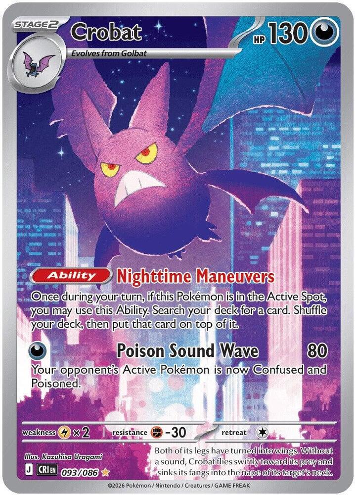 Crobat - 093/086 — CRI (Lightly Played)