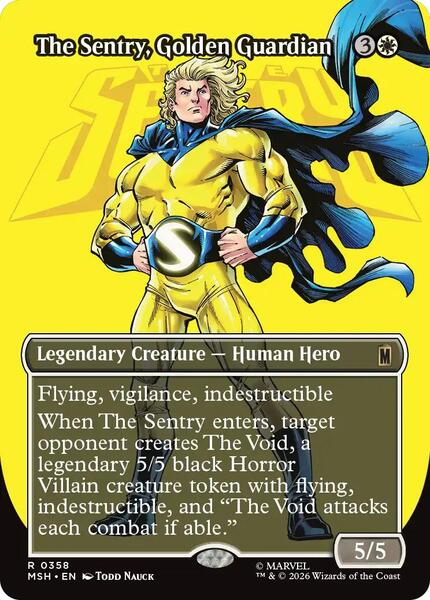 The Sentry, Golden Guardian (Borderless) — MSH