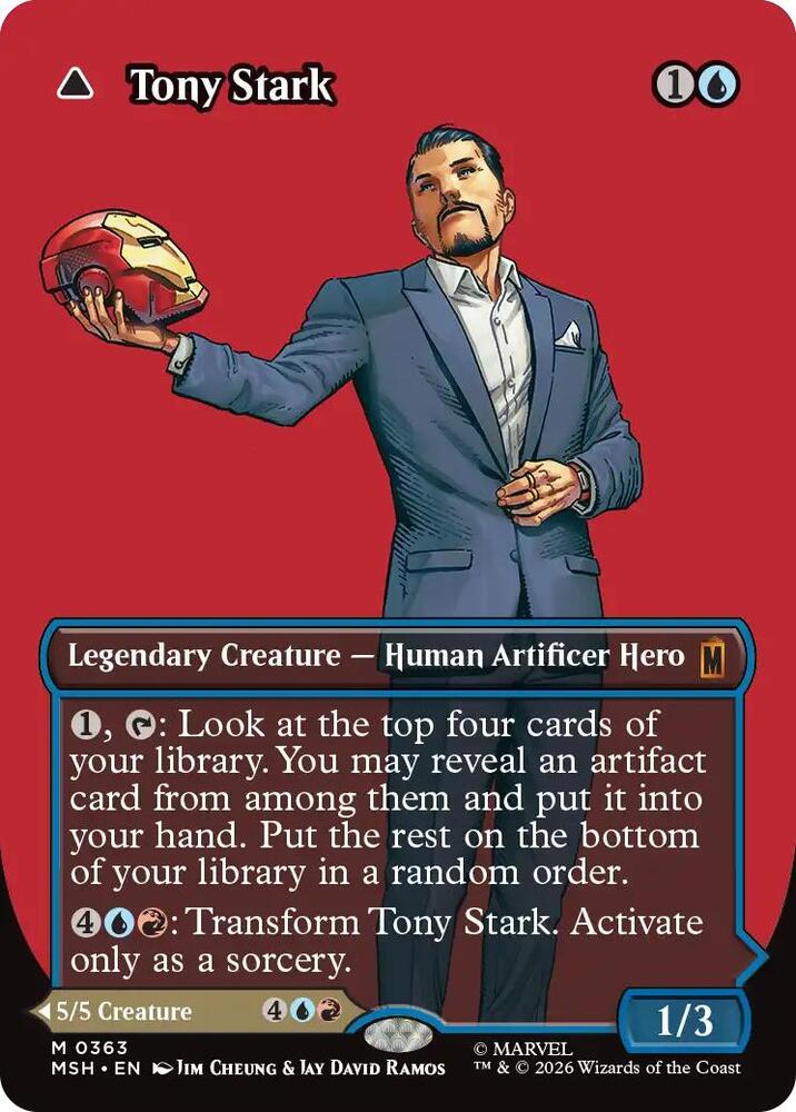 Tony Stark (Borderless) (0363) - Marvel Super Heroes 363
