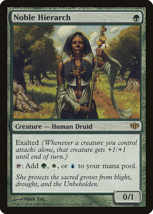 Noble Hierarch - Conflux CON 87/145 (2009; Mark Zug art)